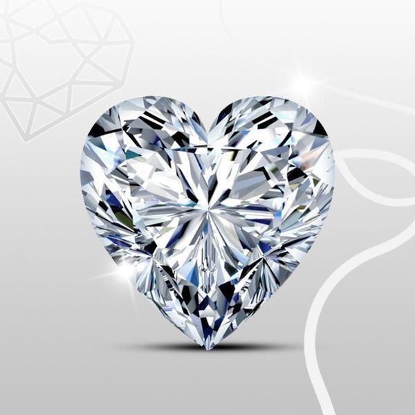 Mossonite Heart Shape