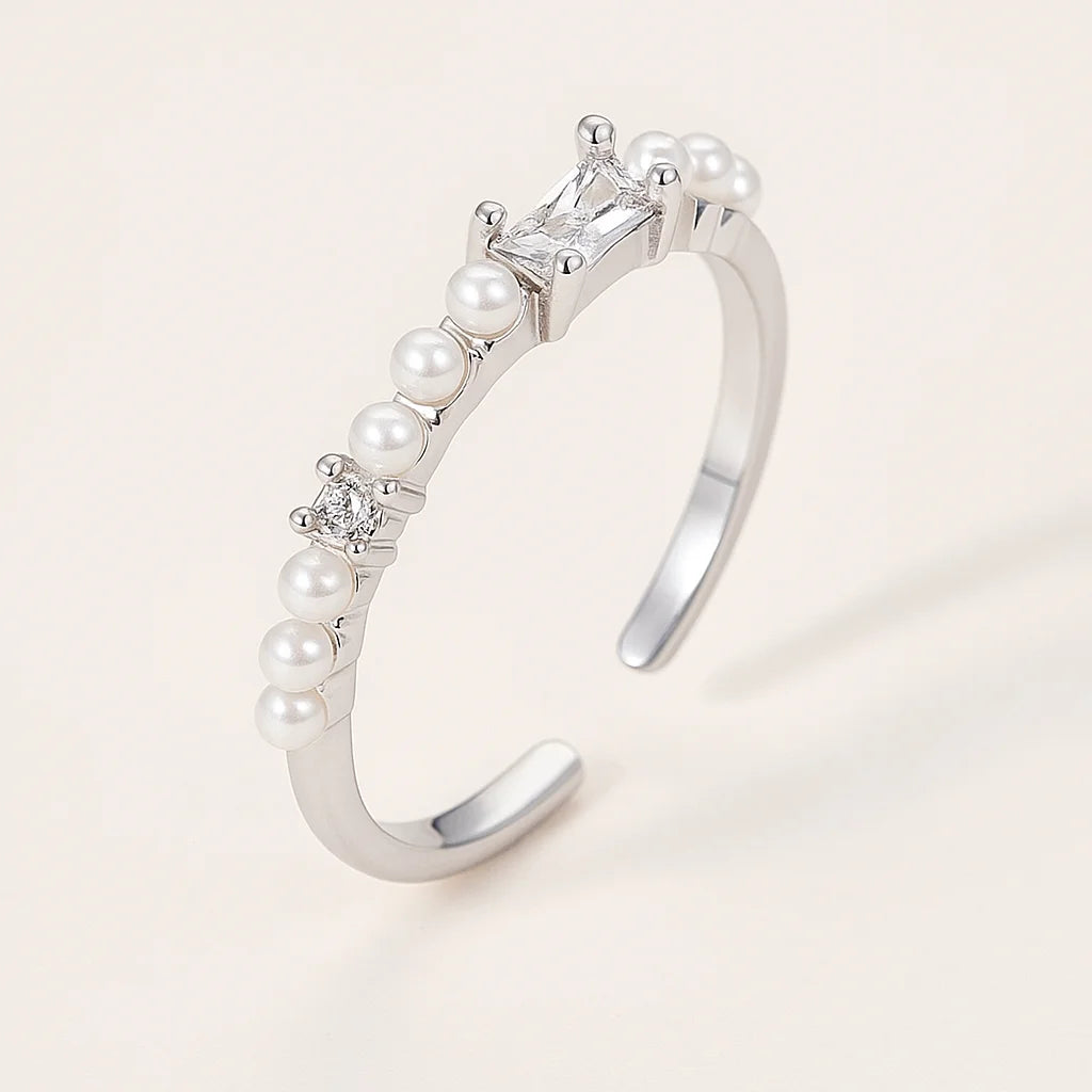 Silver Ring 925 With Fresh Water Pearl 