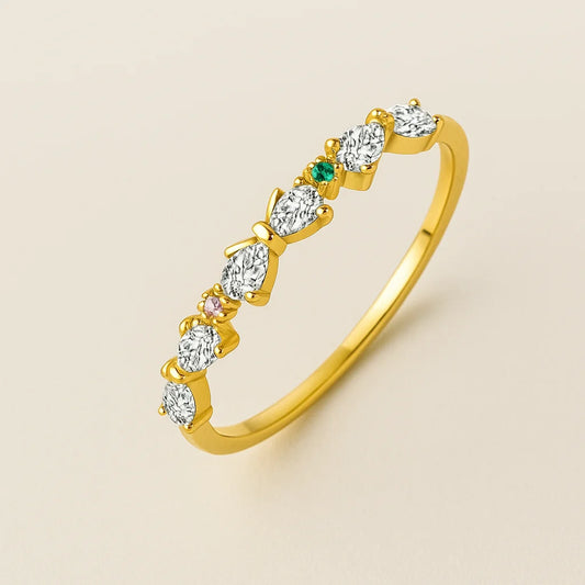 olden ring with gemstones 